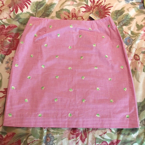 Vintage TALBOTS size 12 P STRETCH Gingham Pink White Plaid
Embroidered LIME NEW - Picture 3 of 15